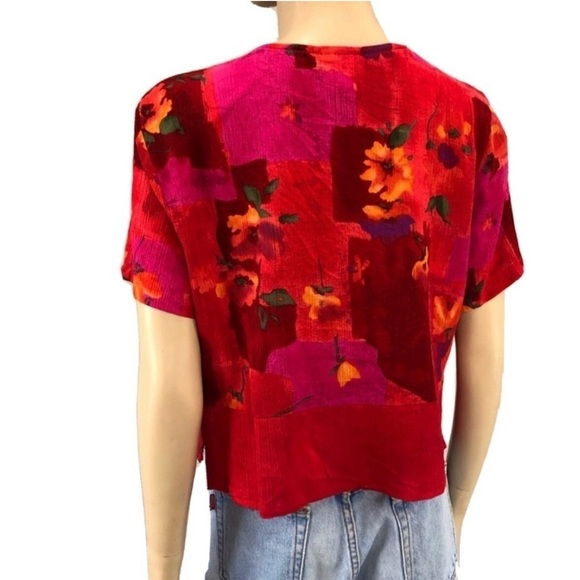 Vintage Sarah b studio blouse button front - Picture 2 of 16